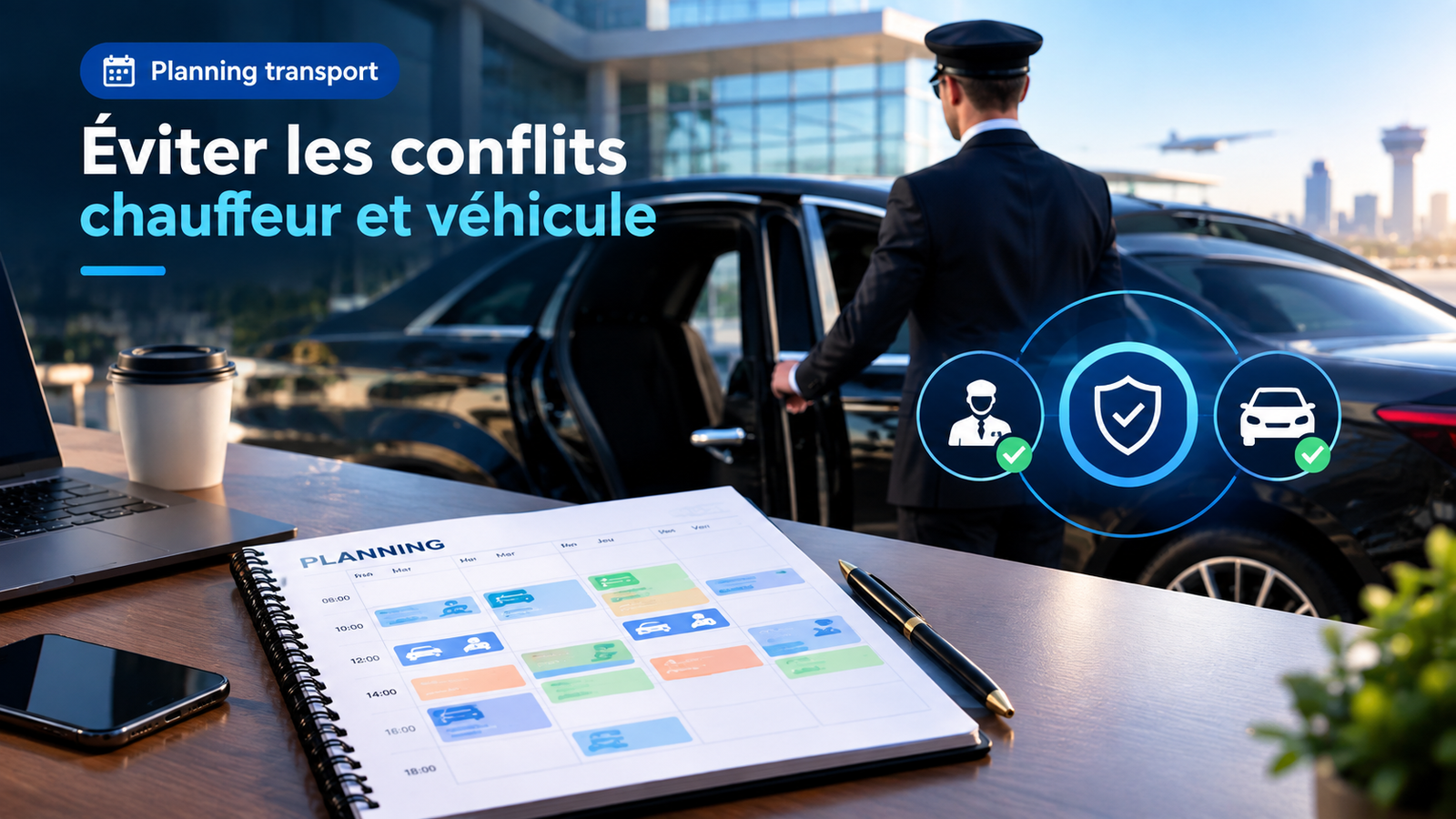 Planning transport : éviter les conflits chauffeur et véhicule