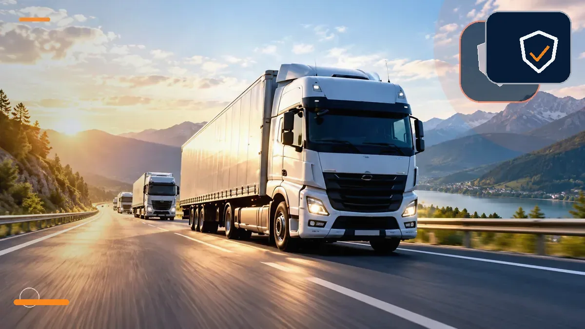 Visuel éditorial : Assurance poids lourd — quelles garanties pour un transporteur routier